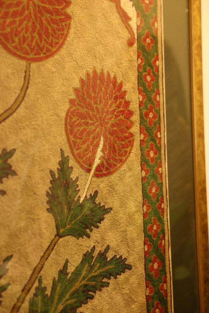 Hand embroidered Mughal Gulistan butti