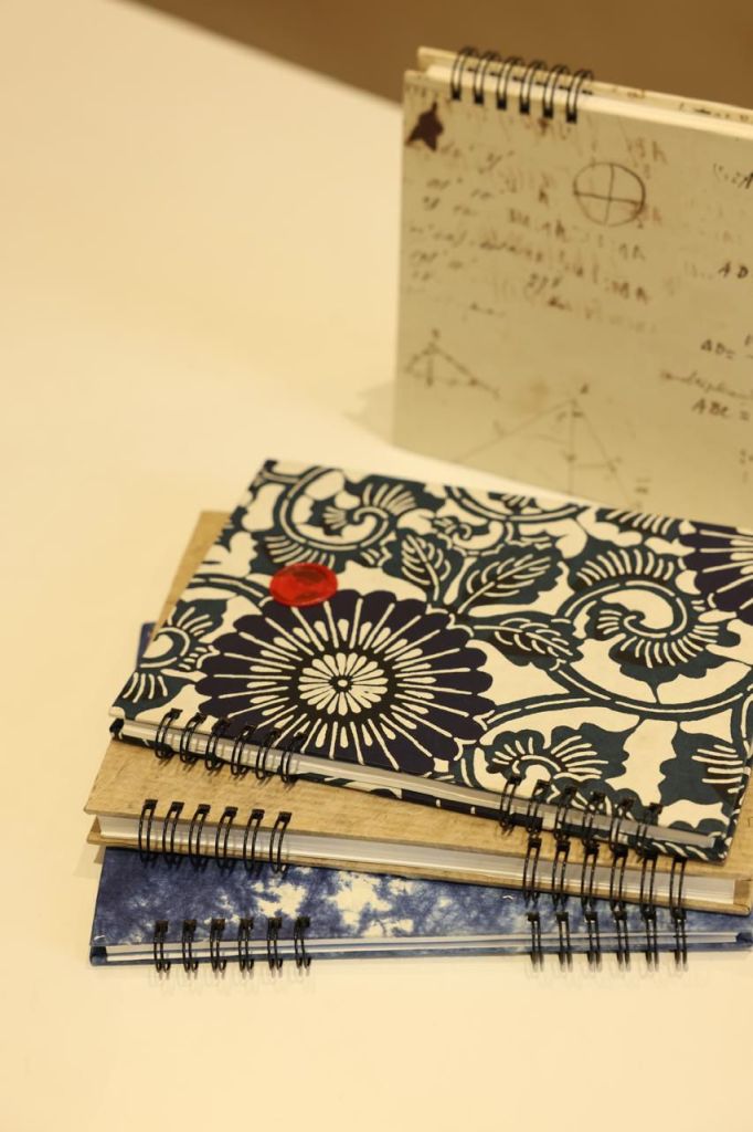Washi paper wrapped journals