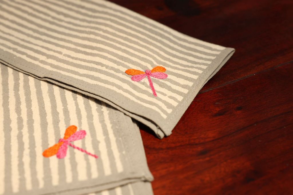 Colombo Dragonfly Cocktail Napkins - set of 4
