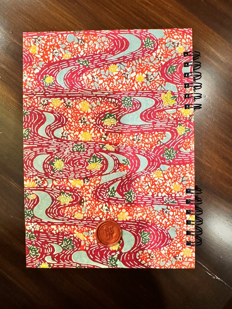 Washi paper wrapped journals