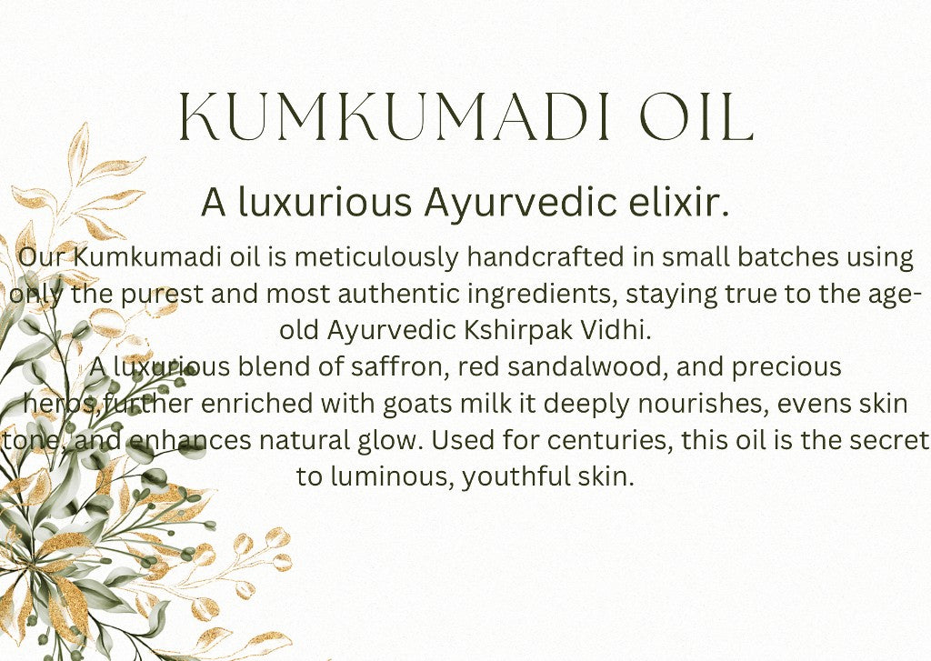 Kumkumadi luxurious face oil