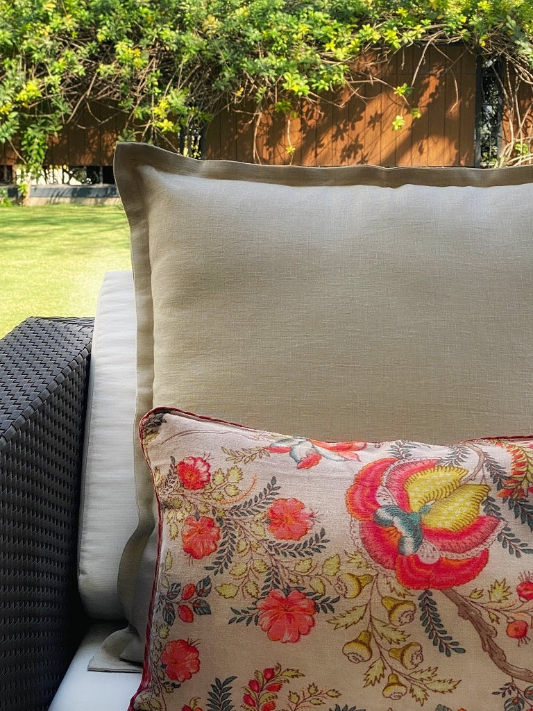 A burst of Azaleas - lumbar cushion cover