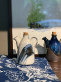 Cobalt glazed amphora