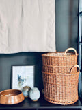 Willow wicker planter basket