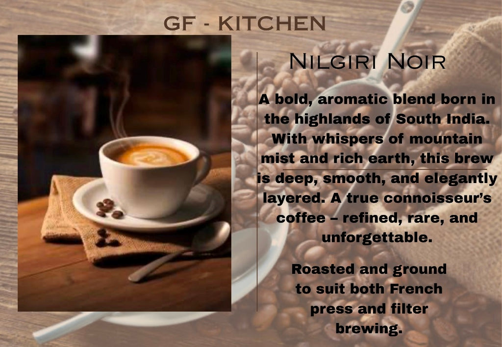 Nilgiri Noir - Ground coffee beans